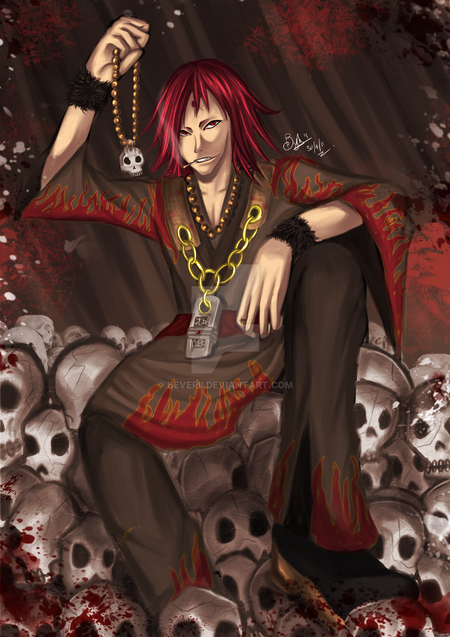 Man red hair sitting pile free wallpaper for mobile - medium preview image