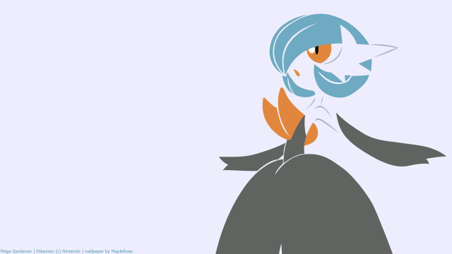 Woman blue hair orange eyes free wallpaper for desktop - medium preview image