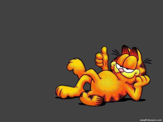 Cartoon character thumbs up black free wallpaper for desktop - medium preview image