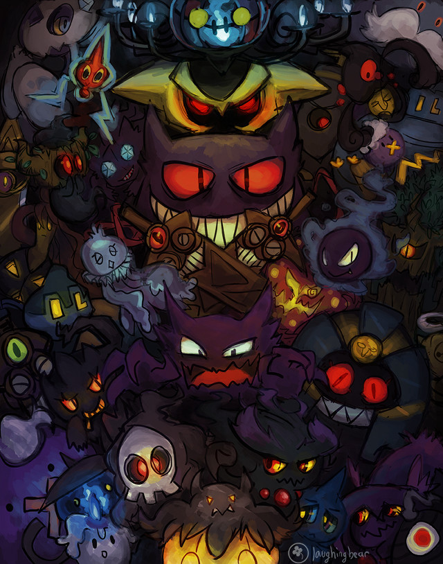 Cartoon characters colorful eyes hair free wallpaper for mobile - medium preview image