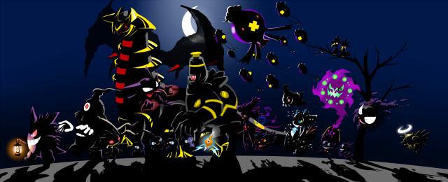 Cartoon characters full moon bats #2 free wallpaper for desktop - medium preview image