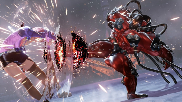 Animated characters fighting video game free wallpaper for desktop - medium preview image