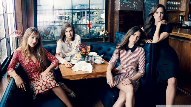 Women group sitting table restaurant free wallpaper for desktop - medium preview image