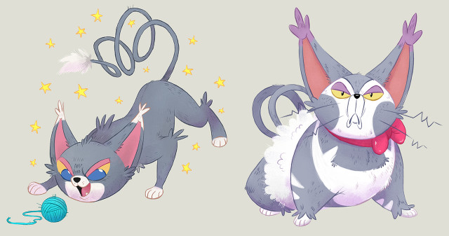 Cats next to each other free wallpaper for desktop - medium preview image