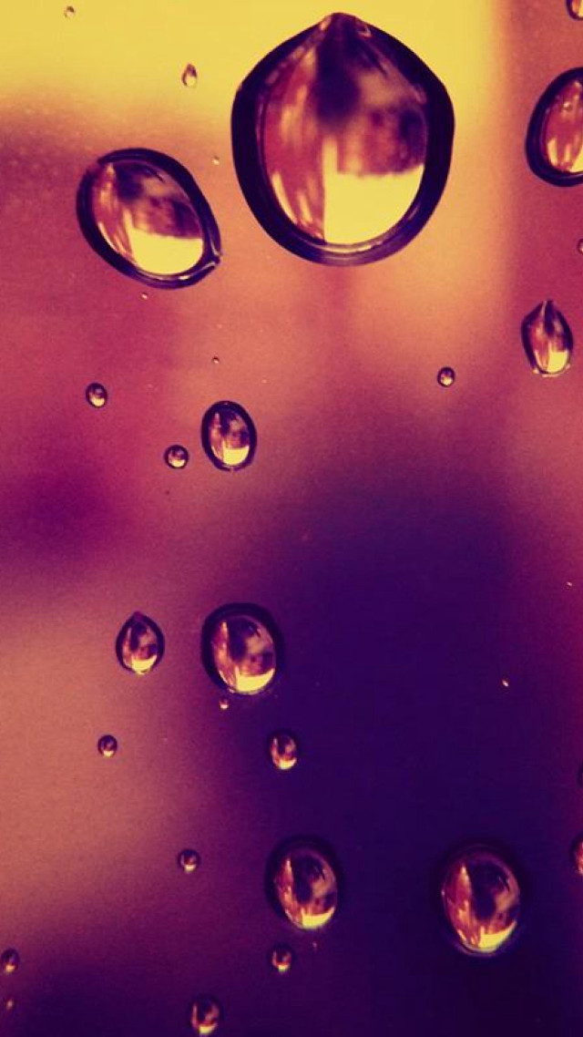 Water droplets glass abstract macro free wallpaper for mobile - medium preview image