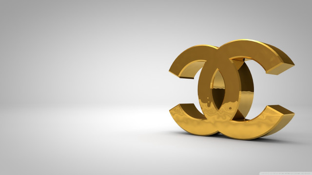 Gold object white surface gray free wallpaper for desktop - medium preview image