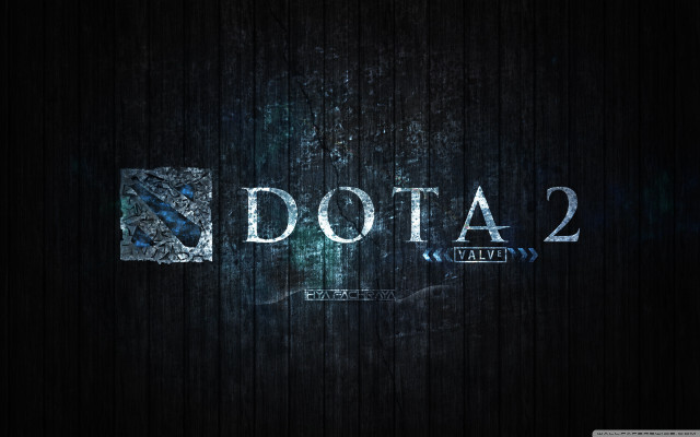 Dota2 dark background white letters free wallpaper for desktop - medium preview image