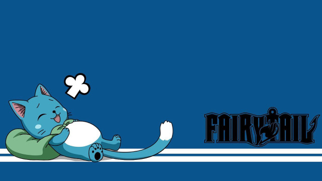 Blue cat laying white cross free wallpaper for desktop - medium preview image