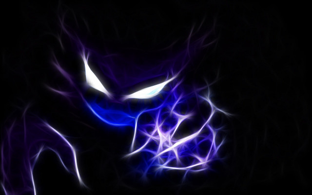 Glowing blue cat eyes electricity free wallpaper for desktop - medium preview image