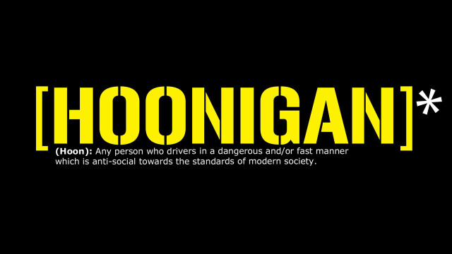 Hoonigani black yellow poster background free wallpaper for desktop - medium preview image