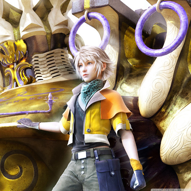 Woman giant sculpture sword hat free wallpaper for tablet - medium preview image