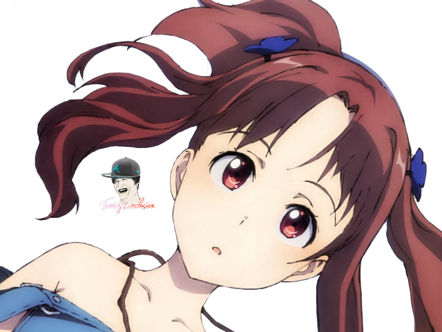 Girl long hair blue dress free wallpaper for desktop - medium preview image