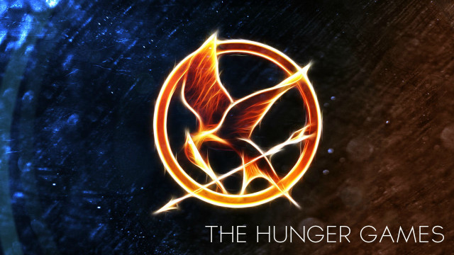 Hunger games logo bird flying free wallpaper for desktop - medium preview image