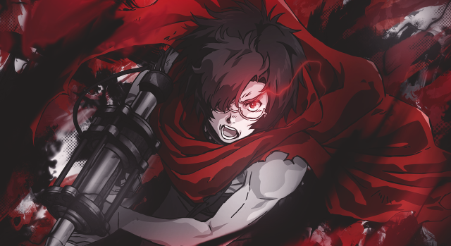 Man gun blood ground scene free wallpaper for desktop - medium preview image