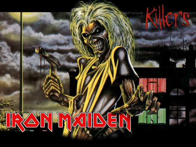 Skeleton knife sign iron maiden free wallpaper for desktop - medium preview image