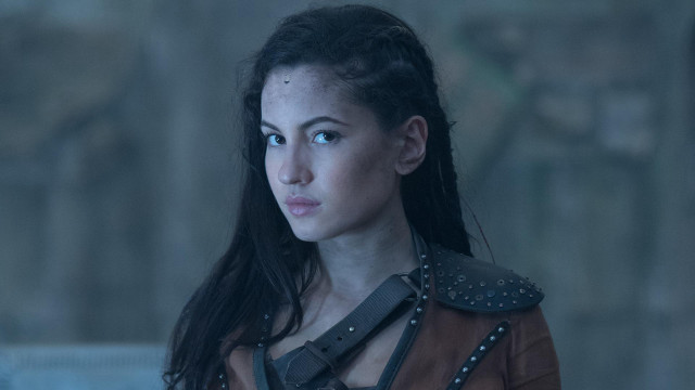 Woman long hair leather jacket #3 free wallpaper for desktop - medium preview image