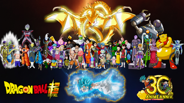 Dragon ball group cartoon character free wallpaper for desktop - medium preview image