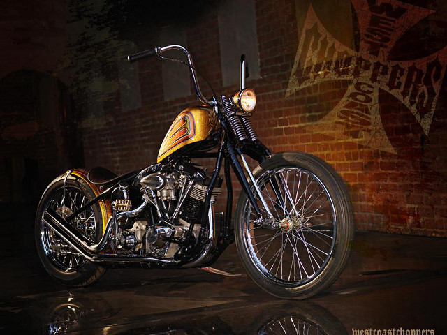 Motorcycle parked brick wall brick free wallpaper for desktop - medium preview image