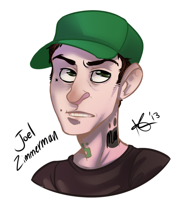 Man green hat piercings black free wallpaper for tablet - medium preview image