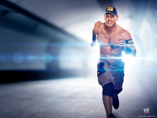 Man running wrestling ring hat free wallpaper for desktop - medium preview image