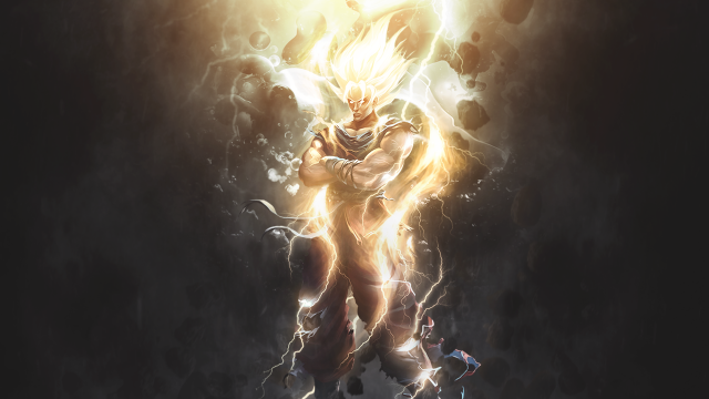 Man glowing light lightning bolt free wallpaper for desktop - medium preview image