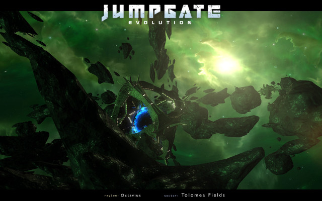 Space station green blue background free wallpaper for desktop - medium preview image