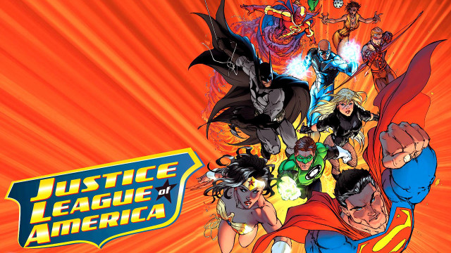 Justice league america superheroes group free wallpaper for desktop - medium preview image