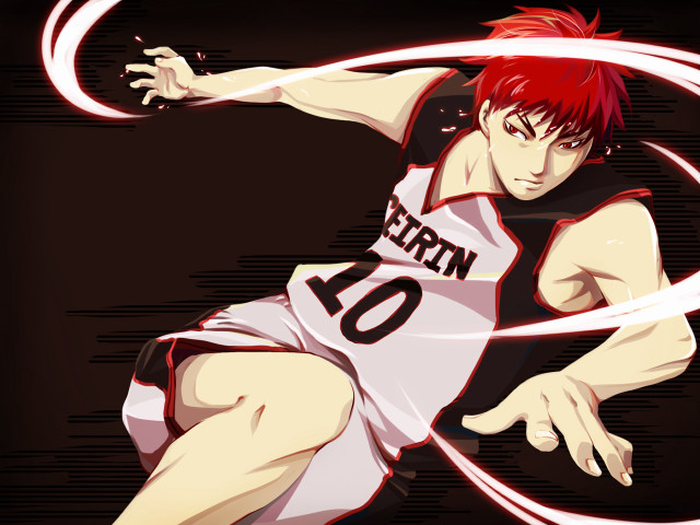 Man red hair basketball hoop free wallpaper for desktop - medium preview image