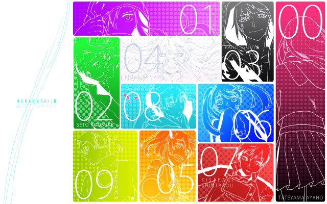 Colorful poster woman face numbers free wallpaper for desktop - medium preview image