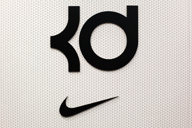 Nike logo white wall black free wallpaper for desktop - medium preview image