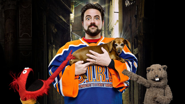 Man holding dog stuffed animal free wallpaper for desktop - medium preview image