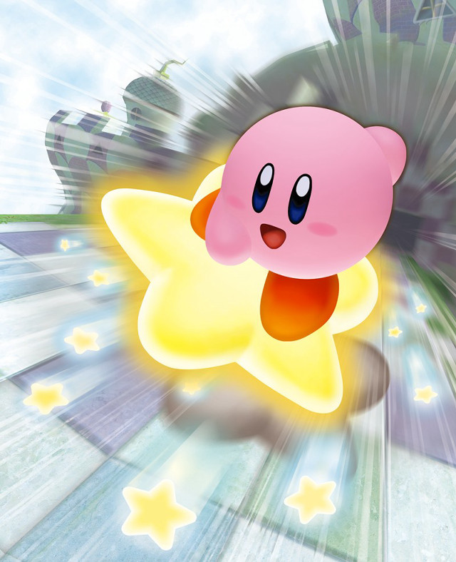 Pink star smiling face eyes free wallpaper for mobile - medium preview image