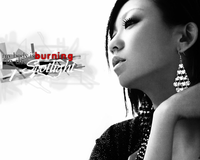 Woman earrings graffiti wall white free wallpaper for desktop - medium preview image