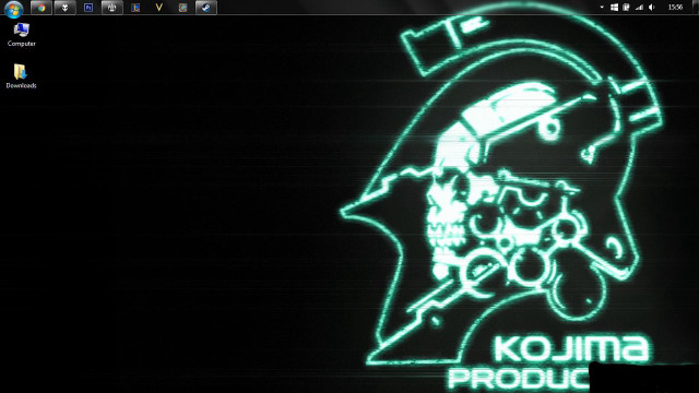Neon skull pirate sign dark free wallpaper for desktop - medium preview image