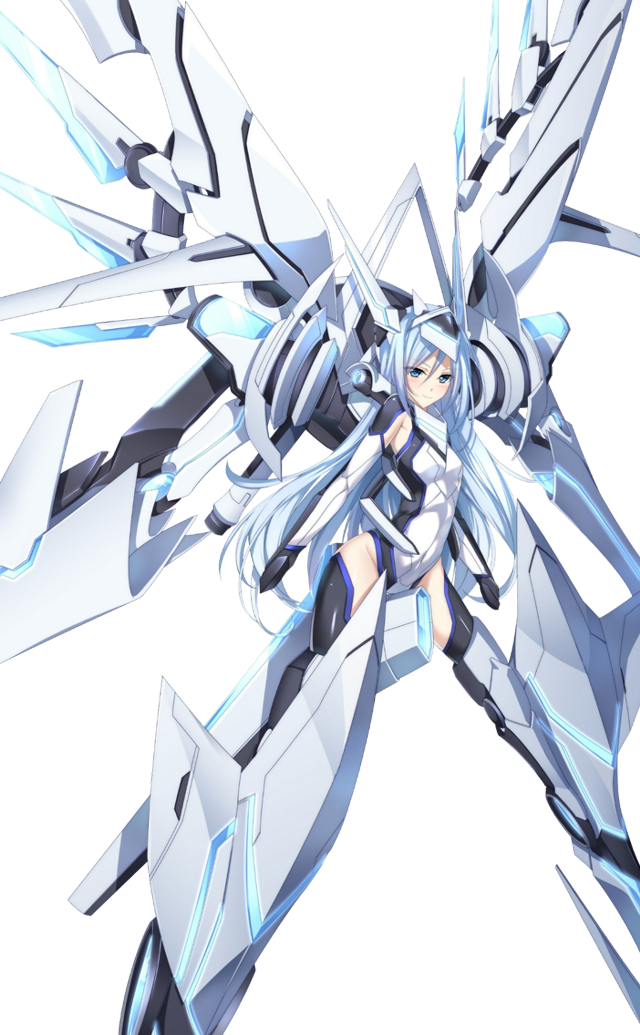 Woman sword mecha wings blueeyes free wallpaper for mobile - medium preview image