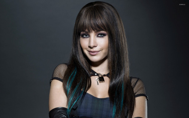 Gothic portrait black gloves long free wallpaper for desktop - medium preview image