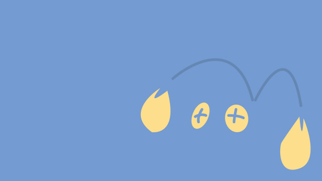 Blue background yellow drops water free wallpaper for desktop - medium preview image