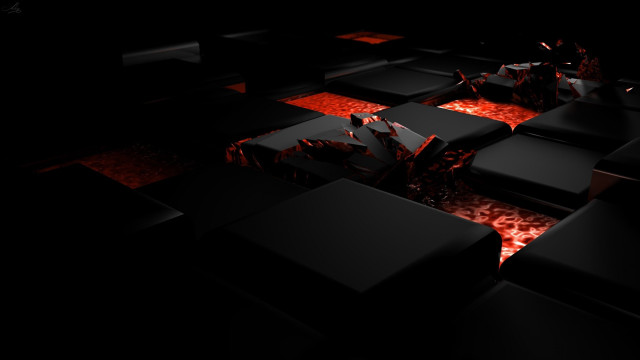 Black red abstract background squares free wallpaper for desktop - medium preview image