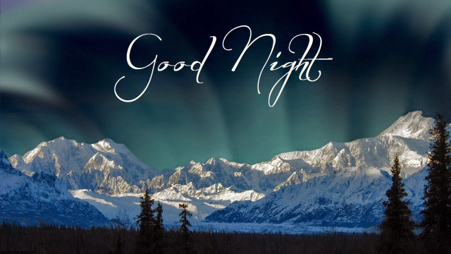 Mountain range good night sky free wallpaper for desktop - medium preview image