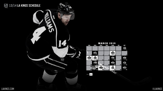 Hockey player black jersey calendar free wallpaper for desktop - medium preview image