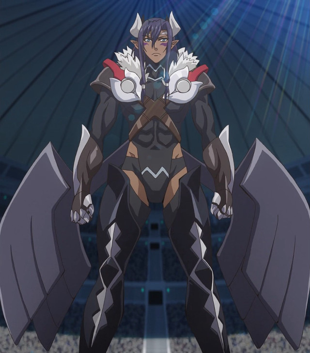 Man black outfit sword wings free wallpaper for tablet - medium preview image