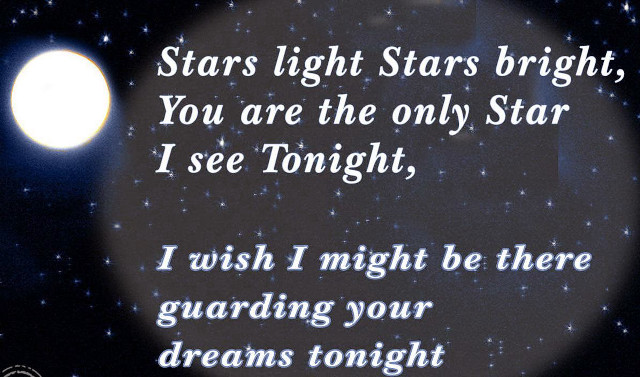 Poem circle stars full moon free wallpaper for desktop - medium preview image