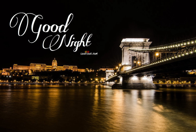 Bridge quote good night cityscape free wallpaper for desktop - medium preview image