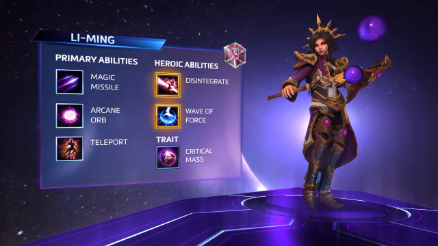 Character purple background blue background free wallpaper for desktop - medium preview image