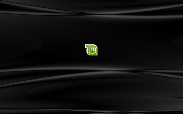 Black background green u logo free wallpaper for desktop - medium preview image