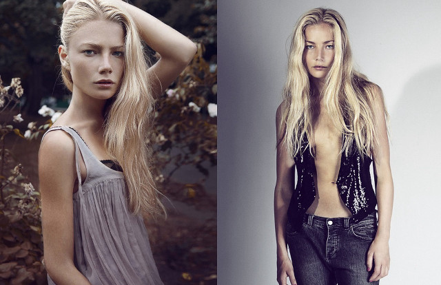 Large breast small breast posing free wallpaper for desktop - medium preview image