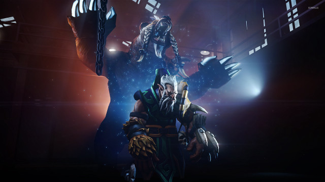 Man space suit gun robot free wallpaper for desktop - medium preview image