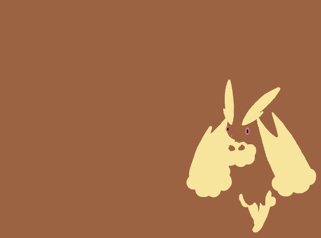 Brown white rabbit red eye free wallpaper for desktop - medium preview image