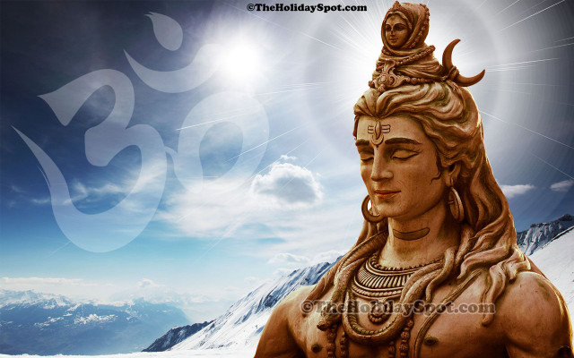 Statue headdress sky clouds mountains free wallpaper for desktop - medium preview image