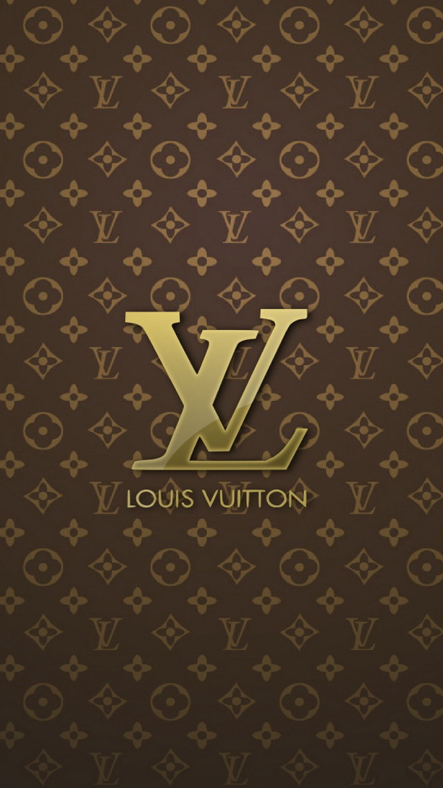 Louis vuitton wallpaper gold logo #2 free wallpaper for mobile - medium preview image